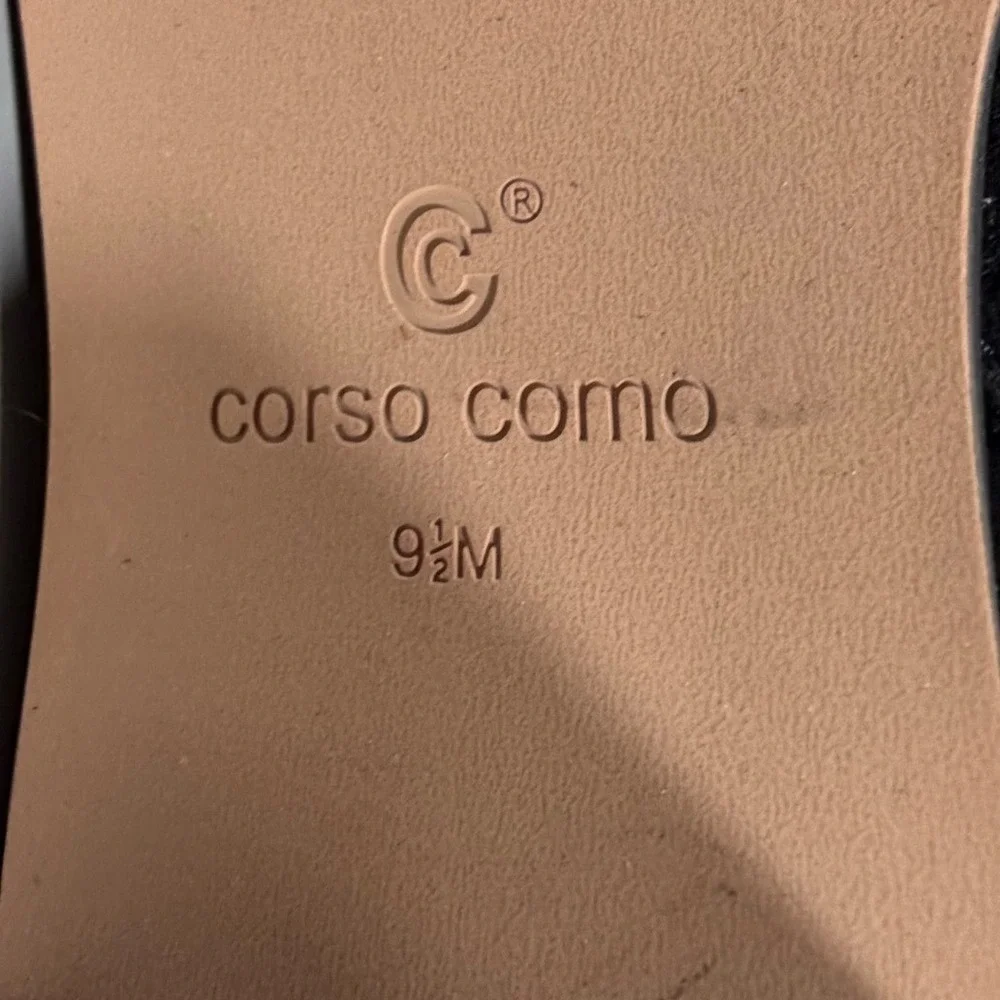 Corso Como Loval Black Suede Tall Boots Minimalist Old Money Quiet Luxury 9.5M